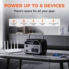 CTOLITY AP400 Portable Power Station 345Wh LiFePO₄ Battery