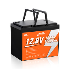 CTOLITY CT100-12 12.8V 100Ah 1280Wh LiFePO4 Battery