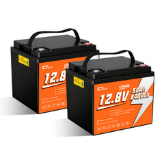 CTOLITY CT050-12 12.8V 50Ah 640Wh LiFePO4 Battery