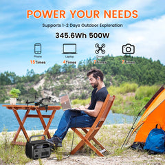CTOLITY AP400 Portable Power Station 345Wh LiFePO₄ Battery
