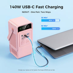 CTOLITY AP200 Portable Power Bank 192Wh 200W LiFePO4 Battery 3000+ Cycle