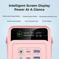CTOLITY AP200 Portable Power Bank 192Wh 200W LiFePO4 Battery 3000+ Cycle