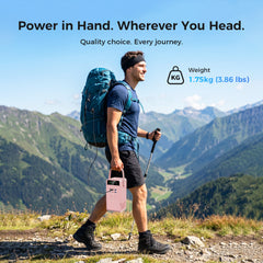CTOLITY AP200 Portable Power Bank 192Wh 200W LiFePO4 Battery 3000+ Cycle