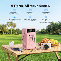 CTOLITY AP200 Portable Power Bank 192Wh 200W LiFePO4 Battery 3000+ Cycle