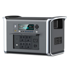 CTOLITY AP2000 Portable Power Station – 2048 Wh LiFePO₄, 2400 W Pure Sine Wave (2000 W Continuous), 2‑Hour Fast Charge