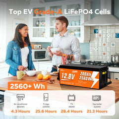 CTOLITY CT200-12 12.8V 200Ah 2560Wh LiFePO4 Battery