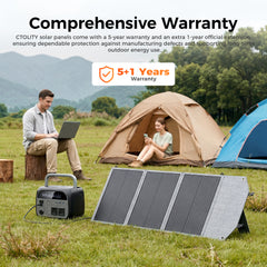 CTOLITY SP100 100W Foldable Solar Panel SolarBag