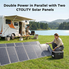 CTOLITY SP200 200W Foldable Solar Panel