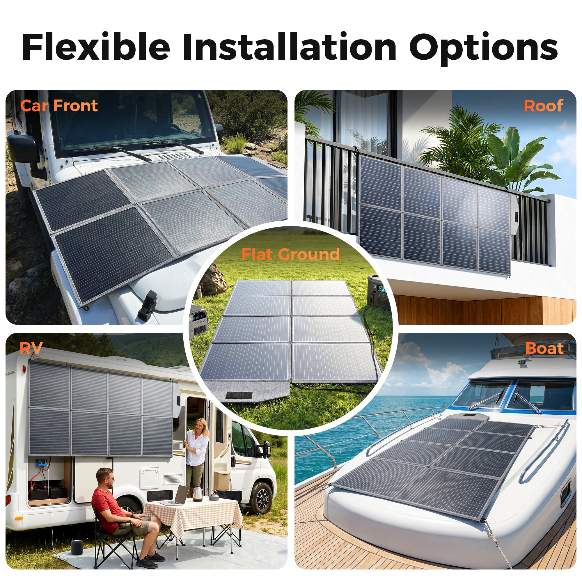 CTOLITY SP400 400W Foldable Solar Panel