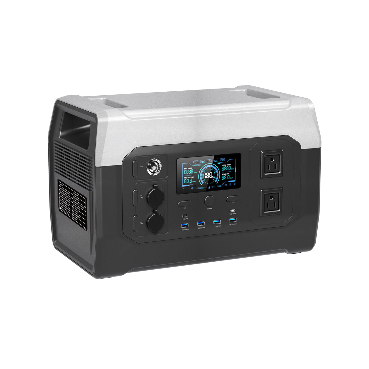 CTOLITY XP1000 1024Wh Portable Power Station – Powerful & Reliable