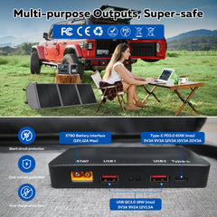 CTOLITY SP100 100W Foldable Solar Panel